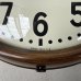 画像8: VINTAGE ANTIQUE WALL CLOCK GENERAL ELECRIC TELECHRON ヴィンテージ アンティーク ウォールクロック ゼネラルエレクトリック GE テレクロン 壁掛け時計 / スクールクロック ベークライト 丸型 茶色 店舗什器 アメリカ (8)