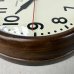 画像10: VINTAGE ANTIQUE WALL CLOCK GENERAL ELECRIC TELECHRON ヴィンテージ アンティーク ウォールクロック ゼネラルエレクトリック GE テレクロン 壁掛け時計 / スクールクロック ベークライト 丸型 茶色 店舗什器 アメリカ (10)