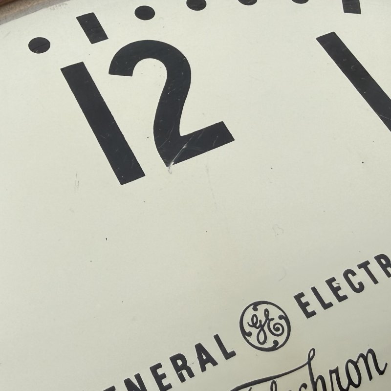 画像11: VINTAGE ANTIQUE WALL CLOCK GENERAL ELECRIC TELECHRON ヴィンテージ アンティーク ウォールクロック ゼネラルエレクトリック GE テレクロン 壁掛け時計 / スクールクロック ベークライト 丸型 茶色 店舗什器 アメリカ