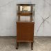 画像2: VINTAGE ANTIQUE  SHOWCASE PEN DISPLAY CABINET ヴィンテージ アンティーク ショーケース ガラスケース ディスプレイケース 陳列ケース / ペン ウッド 木製 家具  店舗什器 アメリカ (2)