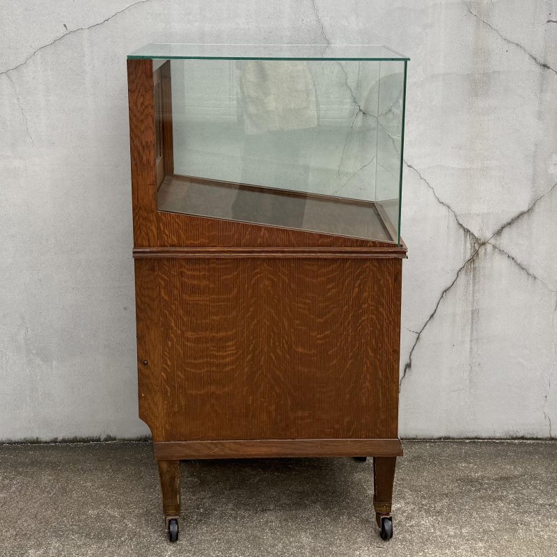 画像4: VINTAGE ANTIQUE  SHOWCASE PEN DISPLAY CABINET ヴィンテージ アンティーク ショーケース ガラスケース ディスプレイケース 陳列ケース / ペン ウッド 木製 家具  店舗什器 アメリカ