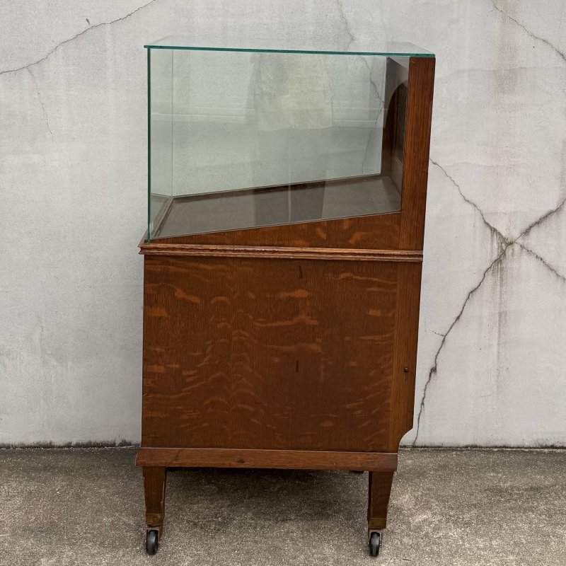 画像5: VINTAGE ANTIQUE  SHOWCASE PEN DISPLAY CABINET ヴィンテージ アンティーク ショーケース ガラスケース ディスプレイケース 陳列ケース / ペン ウッド 木製 家具  店舗什器 アメリカ