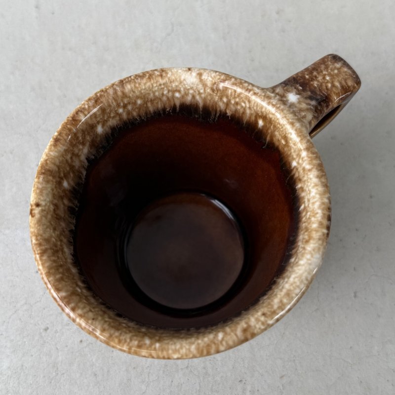 画像5: VINTAGE ANTIQUE HULL POTTERY MUGCUP ヴィンテージ アンティーク ハル マグカップ ブラウンドリップ コップ 食器 陶器 / コーヒーカップ  ブラウン 茶色 カフェ 喫茶店 店舗什器 アメリカ e