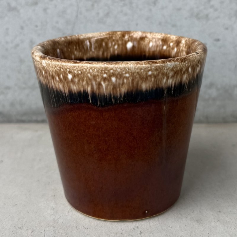 画像4: VINTAGE ANTIQUE HULL POTTERY MUGCUP ヴィンテージ アンティーク ハル マグカップ ブラウンドリップ コップ 食器 陶器 / コーヒーカップ  ブラウン 茶色 カフェ 喫茶店 店舗什器 アメリカ i