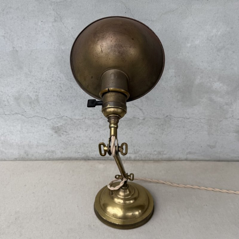 画像3: VINTAGE ANTIQUE FARIES DESKLAMP STANDLIGHT ヴィンテージ アンティーク フェアリーズ デスクライト スタンドライト 卓上照明 / コレクタブル テーブルランプ ブラス 真鍮 店舗什器 アメリカ (2)　　 