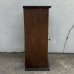 画像4: VINTAGE ANTIQUE WOODEN SHOWCASE ヴィンテージアンティーク ショーケース ガラスケース / ディスプレイケース カウンターケース ウッド 木製 卓上 薬屋 店舗什器 アメリカ (4)