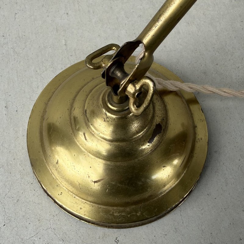 画像5: VINTAGE ANTIQUE FARIES DESKLAMP STANDLIGHT ヴィンテージ アンティーク フェアリーズ デスクライト スタンドライト 卓上照明 / コレクタブル テーブルランプ ブラス 真鍮 店舗什器 アメリカ (2)　　 