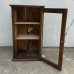 画像7: VINTAGE ANTIQUE WOODEN SHOWCASE ヴィンテージアンティーク ショーケース ガラスケース / ディスプレイケース カウンターケース ウッド 木製 卓上 薬屋 店舗什器 アメリカ (7)