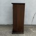画像5: VINTAGE ANTIQUE WOODEN SHOWCASE ヴィンテージアンティーク ショーケース ガラスケース / ディスプレイケース カウンターケース ウッド 木製 卓上 薬屋 店舗什器 アメリカ (5)