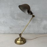 VINTAGE ANTIQUE FARIES DESKLAMP STANDLIGHT ヴィンテージ アンティーク フェアリーズ デスクライト スタンドライト 卓上照明 / コレクタブル テーブルランプ ブラス 真鍮 店舗什器 アメリカ (2)　　 