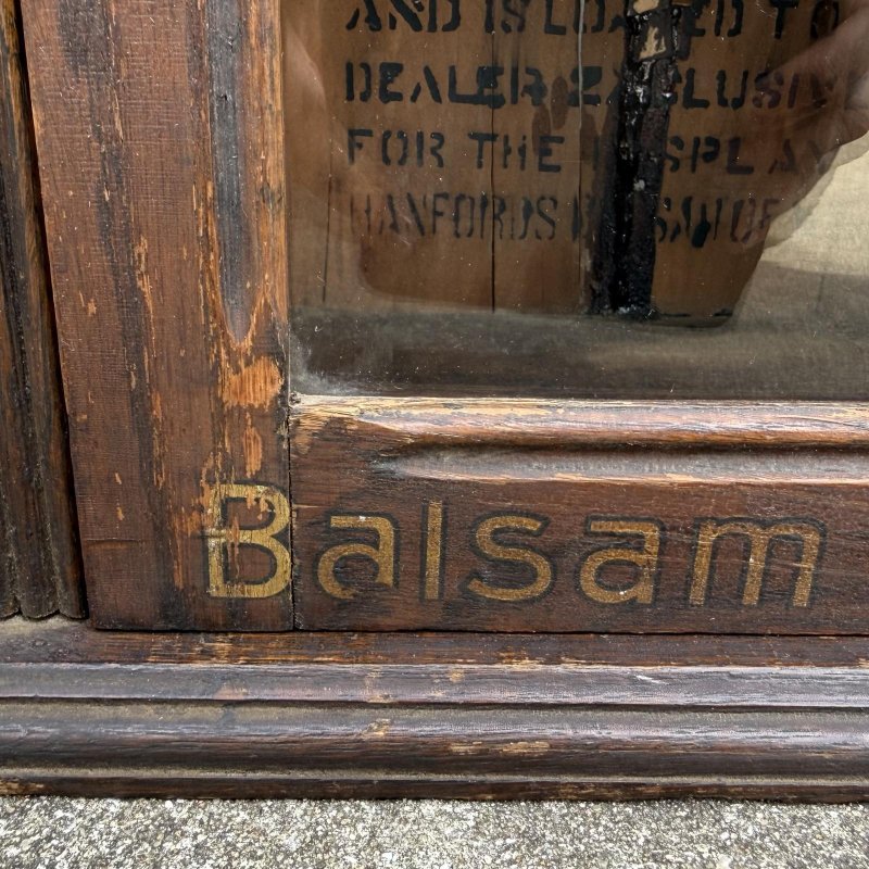 画像10: VINTAGE ANTIQUE WOODEN SHOWCASE ヴィンテージアンティーク ショーケース ガラスケース / ディスプレイケース カウンターケース ウッド 木製 卓上 薬屋 店舗什器 アメリカ