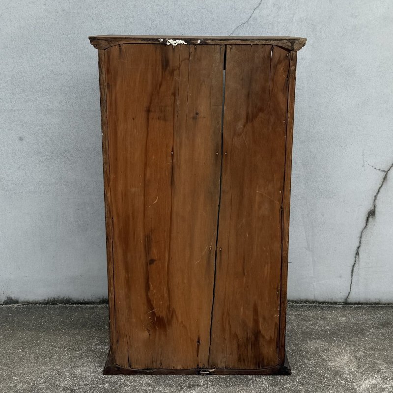 画像3: VINTAGE ANTIQUE WOODEN SHOWCASE ヴィンテージアンティーク ショーケース ガラスケース / ディスプレイケース カウンターケース ウッド 木製 卓上 薬屋 店舗什器 アメリカ