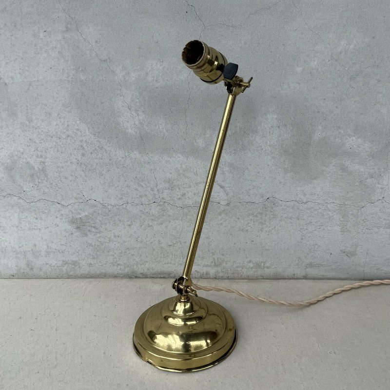 画像1: VINTAGE ANTIQUE FARIES DESKLAMP STANDLIGHT ヴィンテージ アンティーク フェアリーズ デスクライト スタンドライト 卓上照明 / コレクタブル テーブルランプ ブラス 真鍮 店舗什器 アメリカ (1)　　 