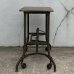 画像4: VINTAGE ANTIQUE TOLEDO UHL STEEL TABLE ヴィンテージ アンティーク トレド タイプライターテーブル / インダストリアル ディスプレイ 棚 家具 アイアン 店舗什器 アメリカ (4)