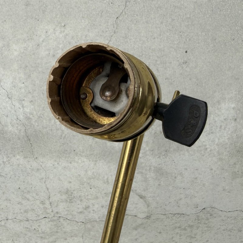 画像6: VINTAGE ANTIQUE FARIES DESKLAMP STANDLIGHT ヴィンテージ アンティーク フェアリーズ デスクライト スタンドライト 卓上照明 / コレクタブル テーブルランプ ブラス 真鍮 店舗什器 アメリカ (1)　　 