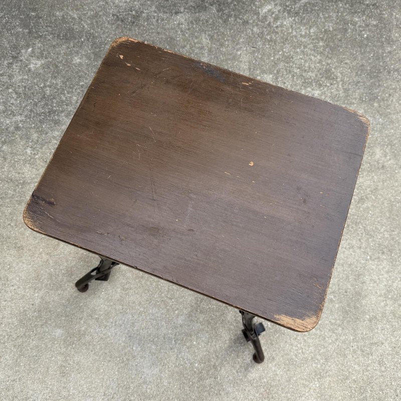 画像5: VINTAGE ANTIQUE TOLEDO UHL STEEL TABLE ヴィンテージ アンティーク トレド タイプライターテーブル / インダストリアル ディスプレイ 棚 家具 アイアン 店舗什器 アメリカ