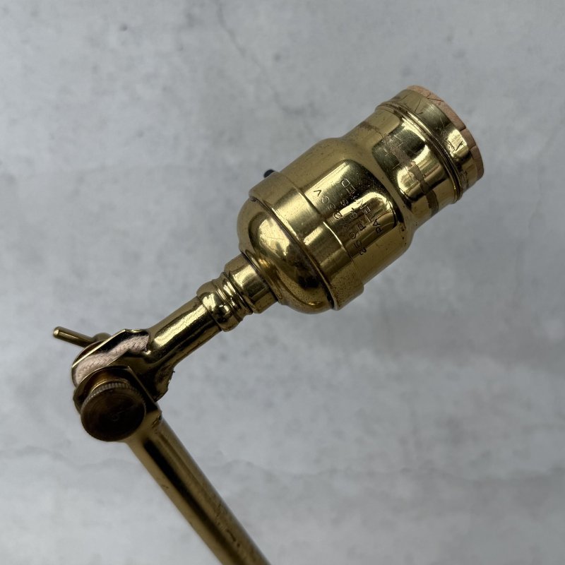 画像5: VINTAGE ANTIQUE FARIES DESKLAMP STANDLIGHT ヴィンテージ アンティーク フェアリーズ デスクライト スタンドライト 卓上照明 / コレクタブル テーブルランプ ブラス 真鍮 店舗什器 アメリカ (1)　　 