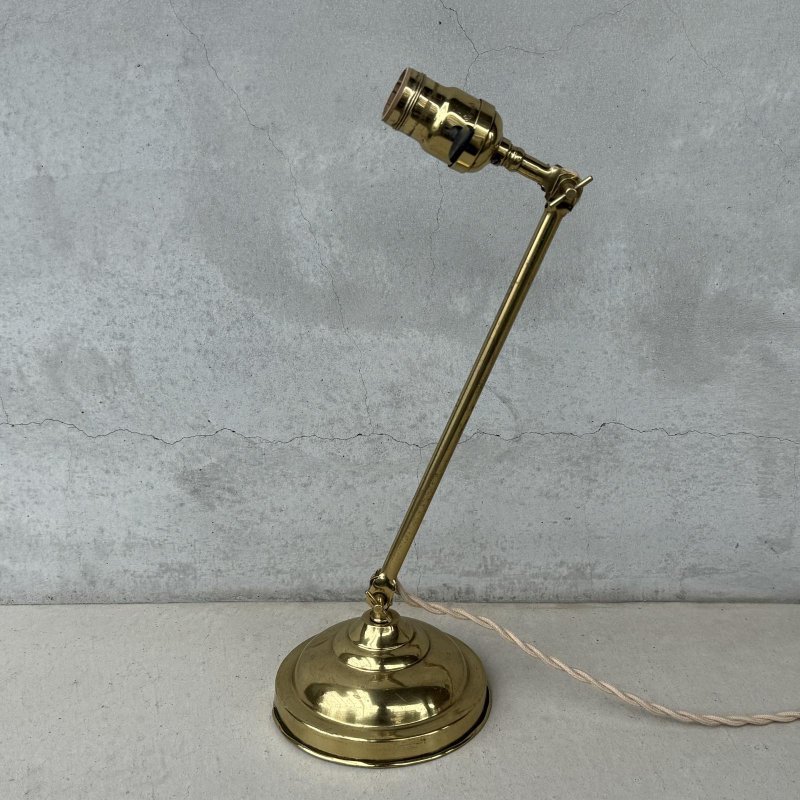 画像4: VINTAGE ANTIQUE FARIES DESKLAMP STANDLIGHT ヴィンテージ アンティーク フェアリーズ デスクライト スタンドライト 卓上照明 / コレクタブル テーブルランプ ブラス 真鍮 店舗什器 アメリカ (1)　　 