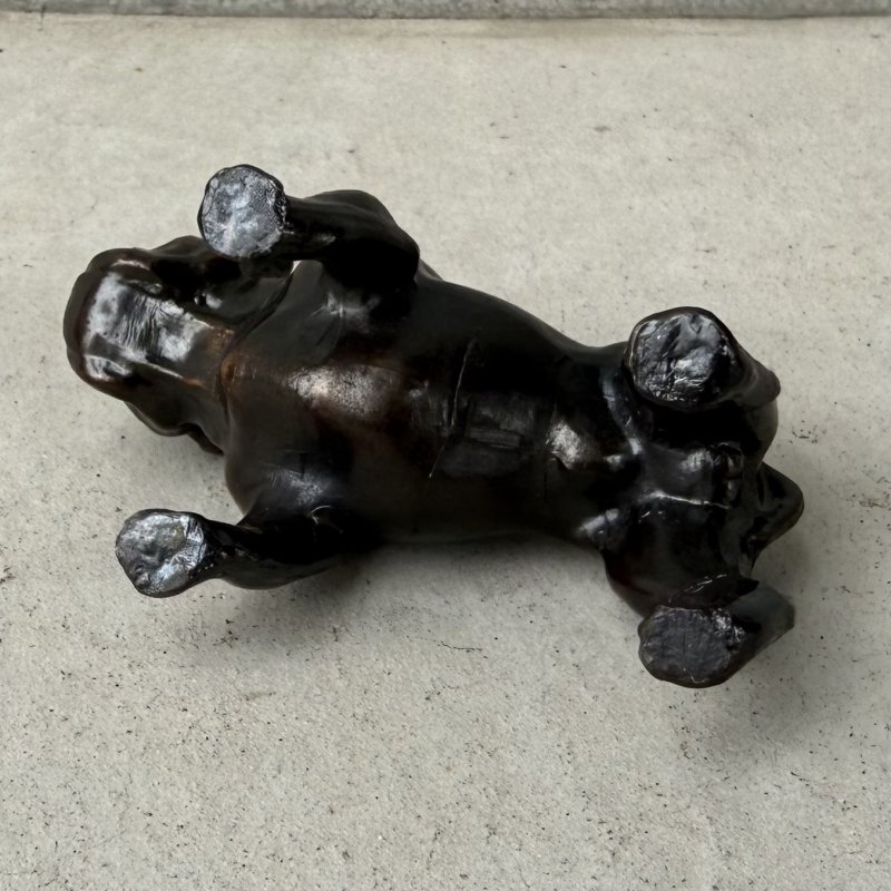 画像7: VINTAGE ANTIQUE BULLDOG FIGURE  ヴィンテージ アンティーク ブルドッグ オブジェ 置物  / コレクタブル ディスプレイ ペーパーウェイト 犬 動物 鋳物 アメリカ 
