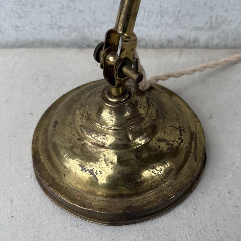 画像5: VINTAGE ANTIQUE FARIES DESKLAMP STANDLIGHT ヴィンテージ アンティーク フェアリーズ デスクライト スタンドライト 卓上照明 / コレクタブル テーブルランプ ブラス 真鍮 店舗什器 アメリカ (3)