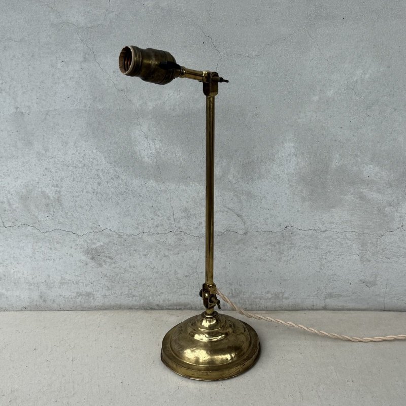 画像1: VINTAGE ANTIQUE FARIES DESKLAMP STANDLIGHT ヴィンテージ アンティーク フェアリーズ デスクライト スタンドライト 卓上照明 / コレクタブル テーブルランプ ブラス 真鍮 店舗什器 アメリカ (3)