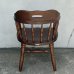 画像2: VINTAGE ANTIQUE CHAIR KASHIWA ヴィンテージ アンティーク 椅子 アームチェア 柏木工 /  ダイニング 家具 ウッド 木製 店舗什器 喫茶店 古民家 うぶだし 日本 (2)