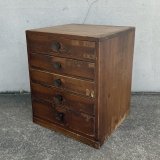 VINTAGE ANTIQUE ヴィンテージ アンティーク 昭和レトロ 古道具 小引き出し / 収納 棚 小物入れ 小箪笥 木製 家具 古民家 蔵 うぶだし 日本