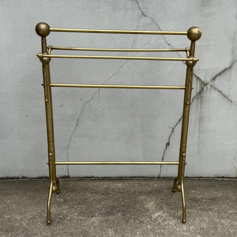 画像2: VINTAGE ANTIQUE TOWEL RACK  ヴィンテージ アンティーク タオルラック タオルハンガー タオルバー / タオル掛け インテリア 真鍮 店舗什器 アメリカ