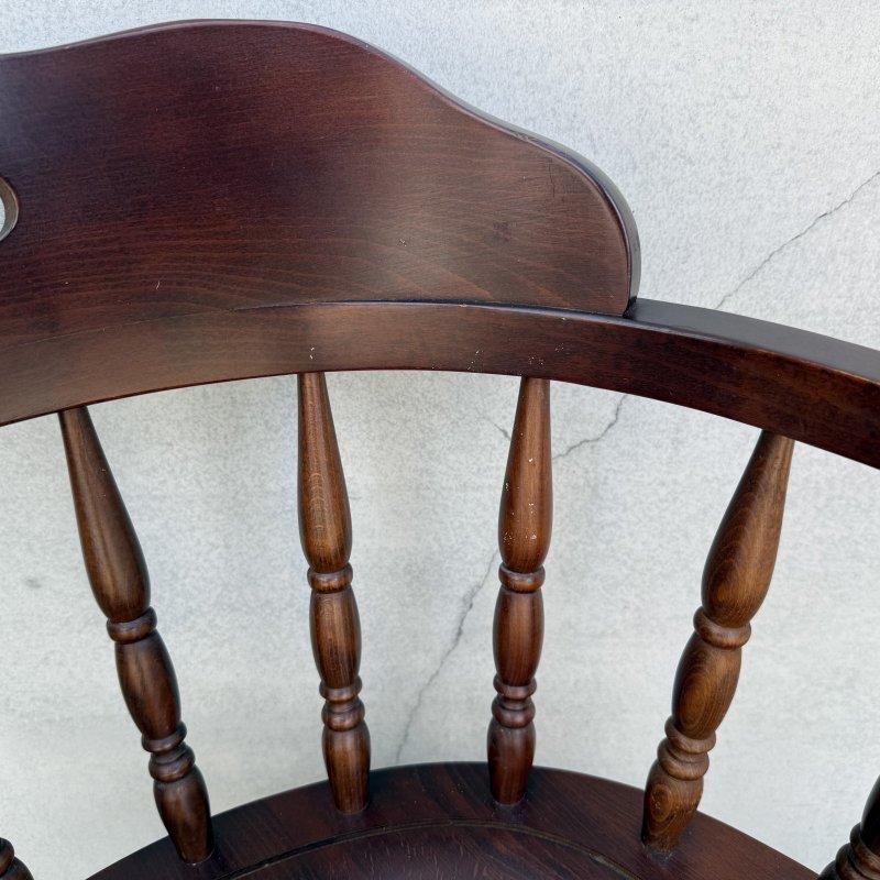 画像5: VINTAGE ANTIQUE CHAIR KASHIWA ヴィンテージ アンティーク 椅子 アームチェア 柏木工 /  ダイニング 家具 ウッド 木製 店舗什器 喫茶店 古民家 うぶだし 日本