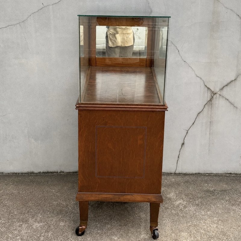 画像2: VINTAGE ANTIQUE  SHOWCASE PEN DISPLAY CABINET ヴィンテージ アンティーク ショーケース ガラスケース ディスプレイケース 陳列ケース / ペン ウッド 木製 家具  店舗什器 アメリカ