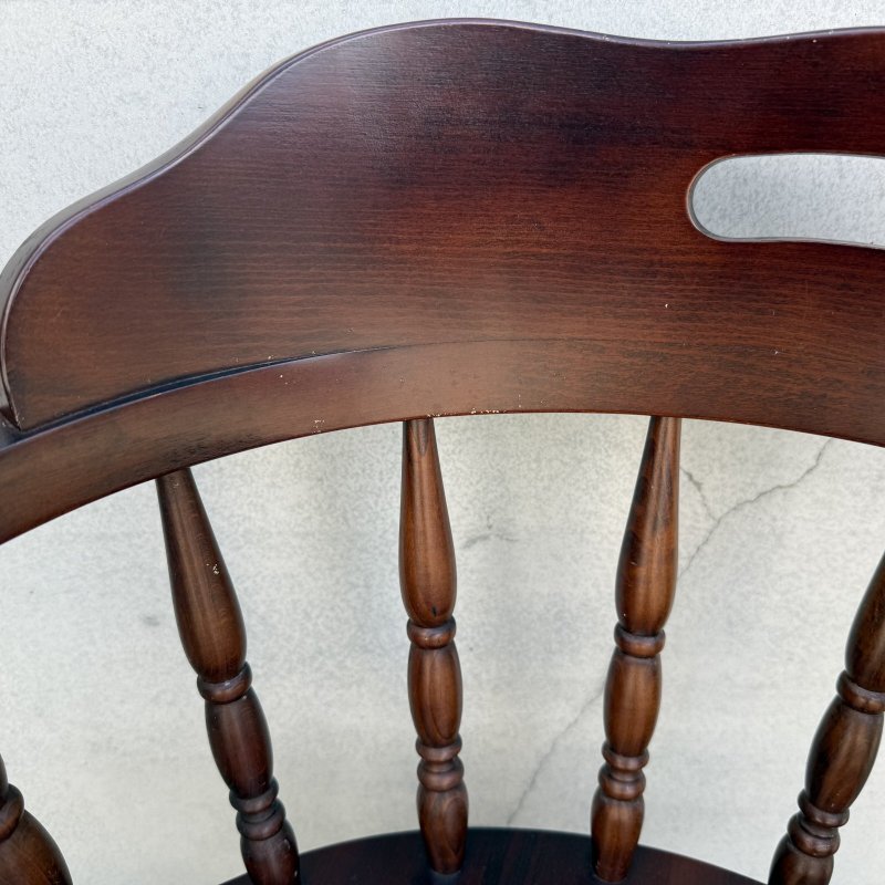 画像6: VINTAGE ANTIQUE CHAIR KASHIWA ヴィンテージ アンティーク 椅子 アームチェア 柏木工 /  ダイニング 家具 ウッド 木製 店舗什器 喫茶店 古民家 うぶだし 日本