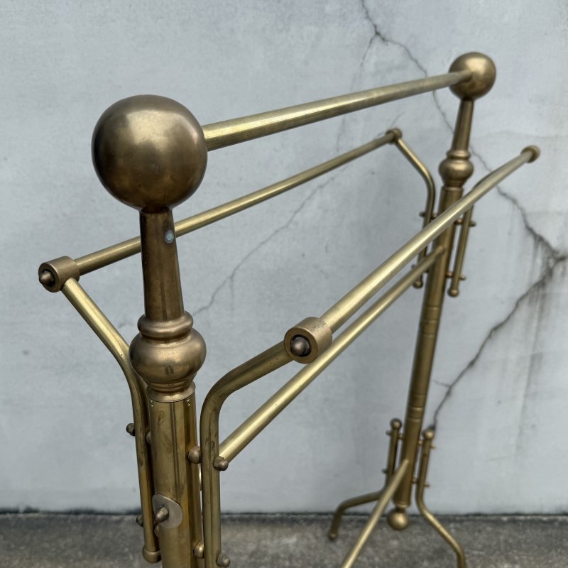画像5: VINTAGE ANTIQUE TOWEL RACK  ヴィンテージ アンティーク タオルラック タオルハンガー タオルバー / タオル掛け インテリア 真鍮 店舗什器 アメリカ