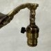画像6: VINTAGE ANTIQUE LIGHT ヴィンテージ アンティーク シャンデリア パンライト 吊り下げライト  天井照明 / 3灯 ライト ペンダントランプ 真鍮 店舗什器 E26 アメリカ USA (2) (6)