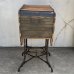 画像4: VINTAGE ANTIQUE TOLEDO UHL STEEL TABLE JAPANNED ヴィンテージ アンティーク トレド タイプライターテーブル ジャパンド ジャパンフィニッシュ / ジャパンカラー ディスプレイ 棚 家具 アイアン 店舗什器 アメリカ (4)