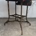 画像11: VINTAGE ANTIQUE TOLEDO UHL STEEL TABLE JAPANNED ヴィンテージ アンティーク トレド タイプライターテーブル ジャパンド ジャパンフィニッシュ / ジャパンカラー ディスプレイ 棚 家具 アイアン 店舗什器 アメリカ (11)