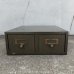 画像2: VINTAGE ANTIQUE FILE CABINET ヴィンテージ アンティーク ファイルキャビネット / インダストリアル インテリア 収納 棚 卓上 鉄 家具 店舗什器 アメリカ USA (2)