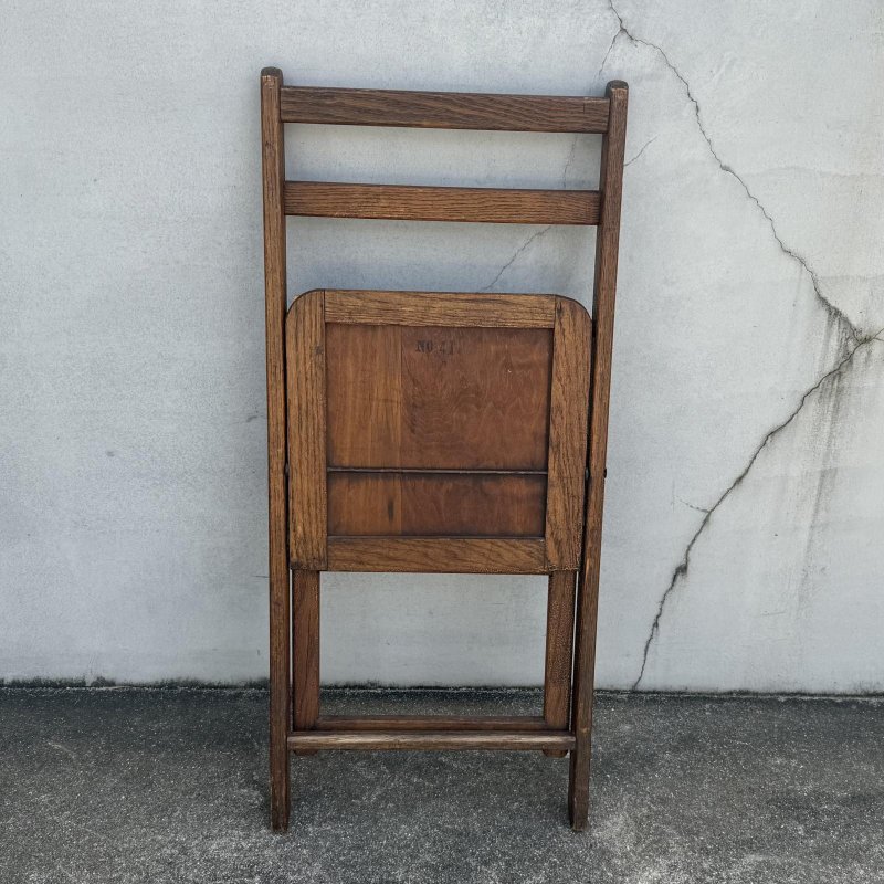 画像10: VINTAGE ANTIQUE FOLDING CHAIR WOOD ヴィンテージ アンティーク フォールディングチェア 折り畳み椅子 イス チェア  / ウッド 木製 家具 インテリア ディスプレイ 店舗什器 アメリカ 