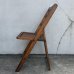 画像4: VINTAGE ANTIQUE FOLDING CHAIR WOOD ヴィンテージ アンティーク フォールディングチェア 折り畳み椅子 イス チェア  / ウッド 木製 家具 インテリア ディスプレイ 店舗什器 アメリカ  (4)