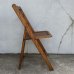 画像3: VINTAGE ANTIQUE FOLDING CHAIR WOOD ヴィンテージ アンティーク フォールディングチェア 折り畳み椅子 イス チェア  / ウッド 木製 家具 インテリア ディスプレイ 店舗什器 アメリカ  (3)