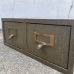 画像10: VINTAGE ANTIQUE FILE CABINET ヴィンテージ アンティーク ファイルキャビネット / インダストリアル インテリア 収納 棚 卓上 鉄 家具 店舗什器 アメリカ USA (10)