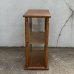 画像4: VINTAGE ANTIQUE WOODEN SHOWCASE ヴィンテージアンティーク ショーケース ガラスケース / ディスプレイケース カウンターケース ウッド 木製 卓上 薬屋 陳列 店舗什器 アメリカ (4)