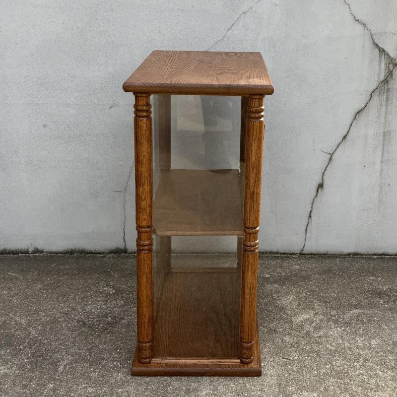 画像4: VINTAGE ANTIQUE WOODEN SHOWCASE ヴィンテージアンティーク ショーケース ガラスケース / ディスプレイケース カウンターケース ウッド 木製 卓上 薬屋 陳列 店舗什器 アメリカ