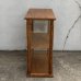 画像3: VINTAGE ANTIQUE WOODEN SHOWCASE ヴィンテージアンティーク ショーケース ガラスケース / ディスプレイケース カウンターケース ウッド 木製 卓上 薬屋 陳列 店舗什器 アメリカ (3)