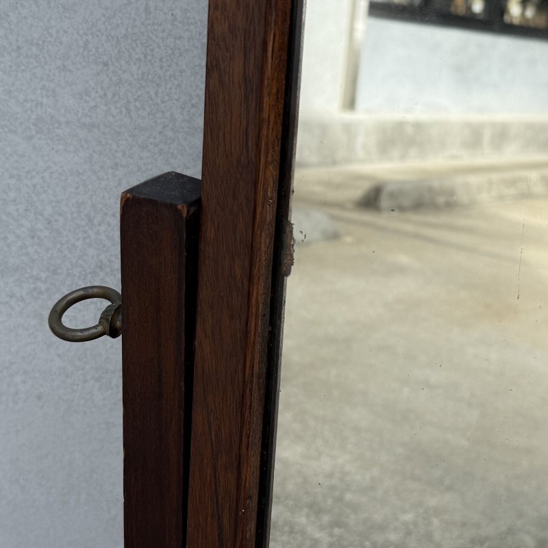 画像8: VINTAGE ANTIQUE STAND MIRROR QUEEN QUALITY SHOE ヴィンテージ アンティーク 鏡 ミラー スタンドミラー  /  アドバタイジング 企業物 ウッド 木製 置き型 靴屋 店舗什器 アメリカ 
