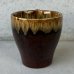 画像4: VINTAGE ANTIQUE POTTERY MUGCUP ヴィンテージ アンティーク マグカップ ブラウンドリップグレーズ コップ 食器 陶器 / コーヒーカップ ブラウン 茶色 カフェ 喫茶店 店舗什器 アメリカ o (4)