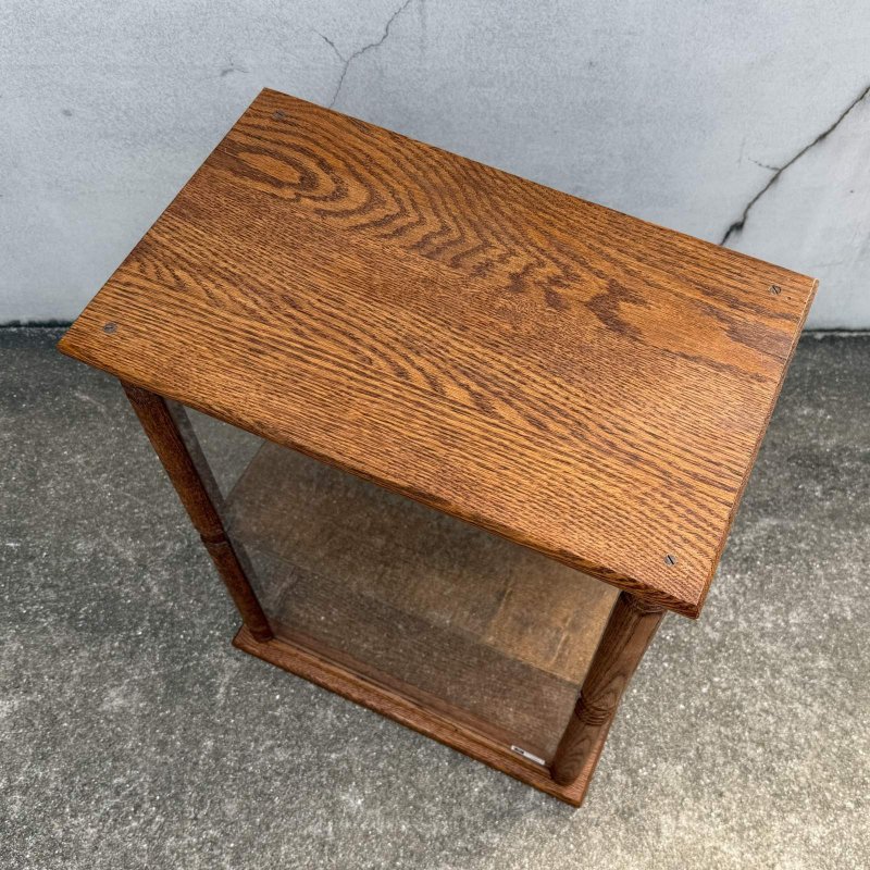 画像5: VINTAGE ANTIQUE WOODEN SHOWCASE ヴィンテージアンティーク ショーケース ガラスケース / ディスプレイケース カウンターケース ウッド 木製 卓上 薬屋 陳列 店舗什器 アメリカ