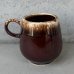 画像2: VINTAGE ANTIQUE MCCOY POTTERY MUGCUP ヴィンテージ アンティーク マッコイ マグカップ コップ 食器 陶器 ブラウンドリップ / コーヒーカップ 茶色 カフェ 喫茶店 店舗什器 アメリカ m (2)