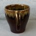 画像3: VINTAGE ANTIQUE POTTERY MUGCUP ヴィンテージ アンティーク マグカップ ブラウンドリップグレーズ コップ 食器 陶器 / コーヒーカップ ブラウン 茶色 カフェ 喫茶店 店舗什器 アメリカ o (3)