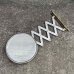 画像1: VINTAGE ANTIQUE SHAVING MIRROR SCISSOR ARM ヴィンテージ アンティーク 鏡 ウォールミラー シェービングミラー シザーアーム 壁付けミラー / インテリア 雑貨 店舗什器 美容室 アメリカ (1)