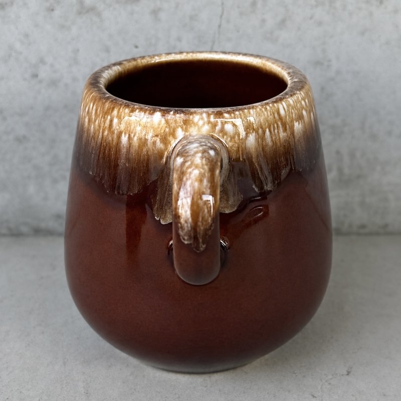 画像3: VINTAGE ANTIQUE MCCOY POTTERY MUGCUP ヴィンテージ アンティーク マッコイ マグカップ コップ 食器 陶器 ブラウンドリップ / コーヒーカップ 茶色 カフェ 喫茶店 店舗什器 アメリカ n